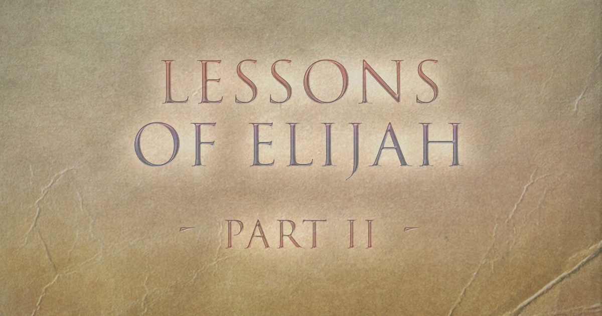 elijah online bible study